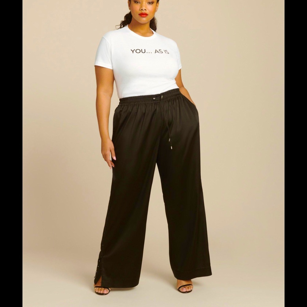 Gorgeous Jonathan Simkhai Satin Track Pants